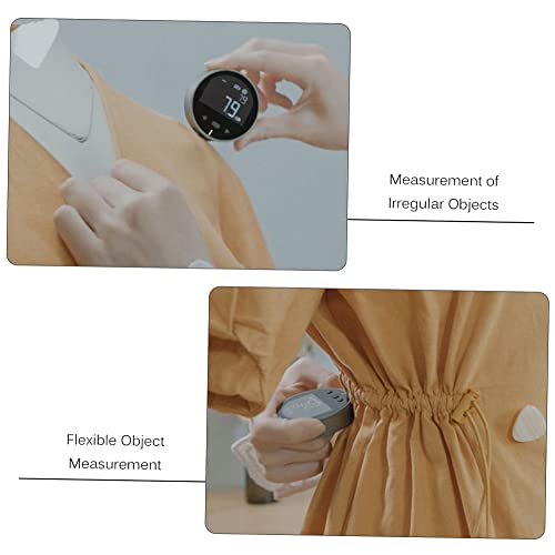 Leepesx Little Q 8 in 1 Electronic Ruler LCD Display Finder 99m High Accuracy Handheld Length Measuring Tool Long Standby Reable Ruler