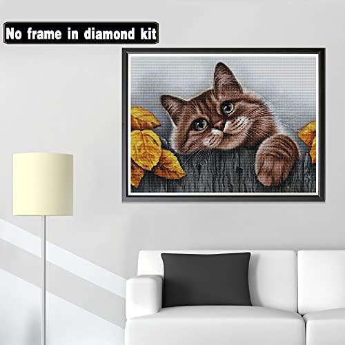 Jantabo Diamond Schilderij Kits Kat, 5D DIY Dier Volwassenen Beginners Diamond Painting Set Volledige Boor Cross Stitch… - Image 3