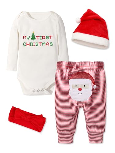 Abbence Baby Boy Thanksgiving Clothes First Turkey 2PCS Outfit Set ( Overalls Romper + Hat ) 0-12 Months