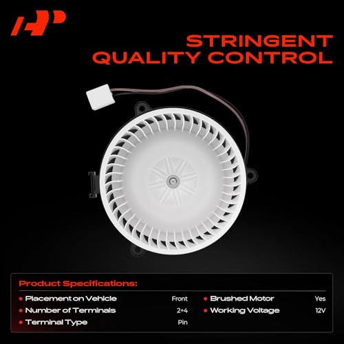 Image of A-Premium Front HVAC Heater Blower Motor and Resistor Compatible with Buick Verano 2013-2016 2.0L, 2012-2017 2.4L