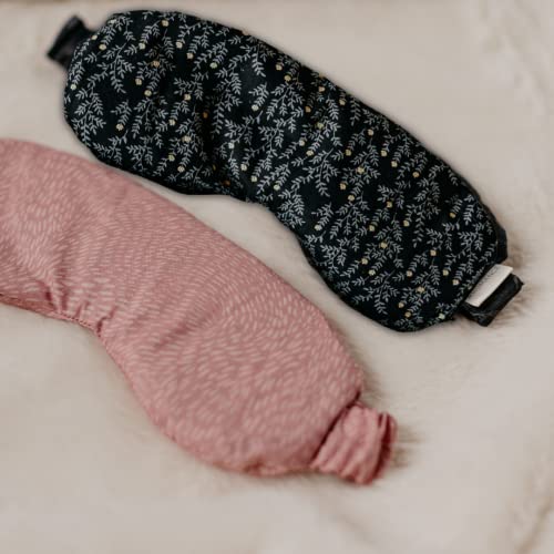 Lavender Weighted Eye Pillow for Sleeping & Meditation, Yoga Eye Mask Filled w/Lavender, Aromatherapy Eye Pillow-Hot or Cold – Headache Relief Sleep Mask Relaxing Gift for Women, Mom & Dad. - Image 4