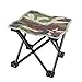 LIOOBO Tabouret de Camping Pliant Chaises D'extérieur Pliables pour Le Voyage de Camping Randonnée (Camouflage)