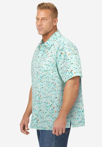 KingSize Men's Big & Tall Tall The No-Tuck Casual Short Sleeve Shirt3