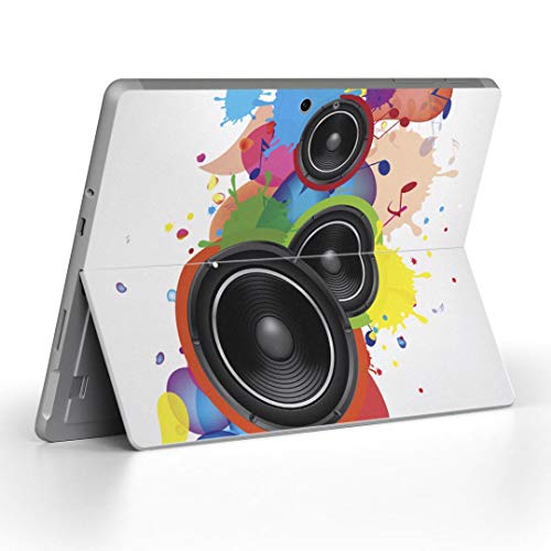 Surface Go 3 / Surface Go 2 Surface Go 全世代対応 専用スキンシール サーフェス go igsticker シール スキン 保護 フィルム ステッカー アクセサリー 000977 クール スピーカー 音楽