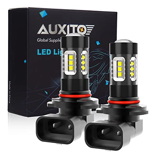Image of AUXITO H10 9140 9145 LED Fog Light Bulbs Max 80W High Power Extremely Bright 6500K Xenon White LED Bulbs Replacement for Fog Light or DRL,Pack of 2