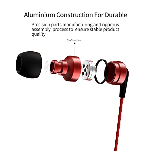Image of Soundmagic E80 In-Ear Headphones (Red)