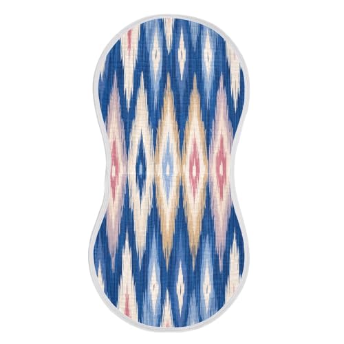 Kigai Ethnic Print Baby Burp Cloths Extra Soft and Absorbent Burping Rags Cotton Burping Clothes Baby Washcloths for Newborn Boys Girls - 1 Pack