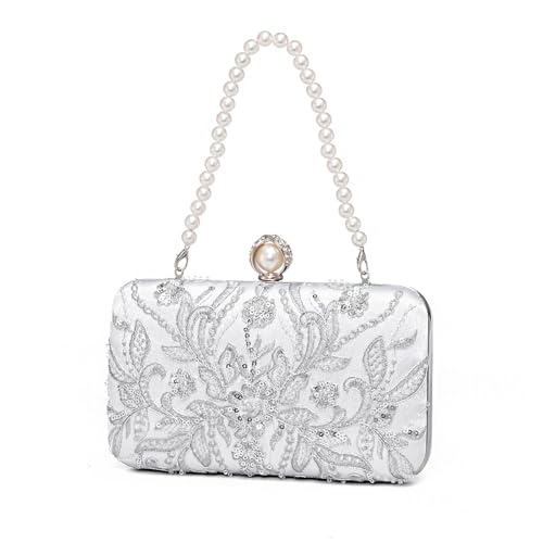 Sac à hand de mariage YYW anti-rayures avec perles et paillettes