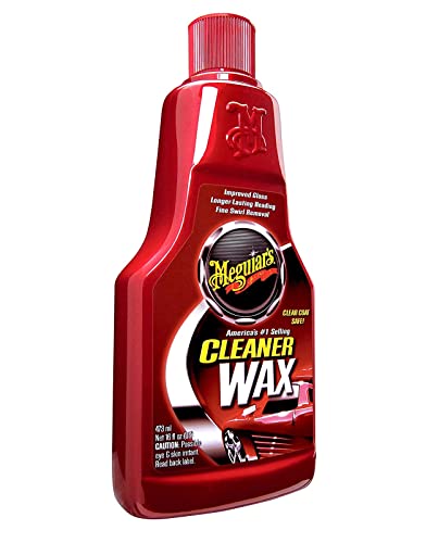 Cera para autos Meguiar's 16 Oz con Carnauba y limpiador miniatura 6