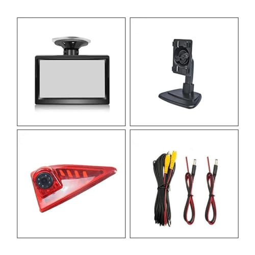 Caméra de recul universelle Master 3 moniteur LCD 5 pouces et support ventouse - 4