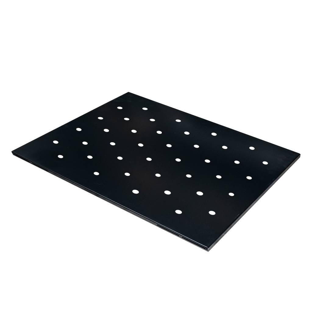 Półka stała RACK 1U 48,5x50 cm do szaf 800 mm, czarna MEGA-M (800 mm)