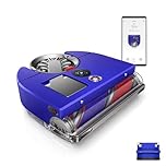 Dyson 360 Vis Nav™ robot vacuum, full-width brush, designed for all floor types (Blue/Nickel)