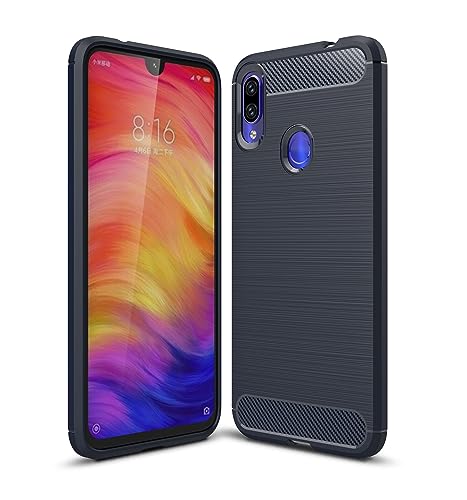 Coque Redmi Note 7 anti-choc en fibre de carbone flexible