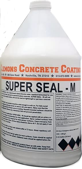 Super Seal-M Concrete Water Repellent Sealer 1-Gallon, Clear