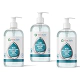 3 x 500ml Hand Sanitiser 70% Alcohol Gel Anti Bacteria Viral Eliminating Formula Gel Alcohol Anti Bacterial Formula Pack Of 3