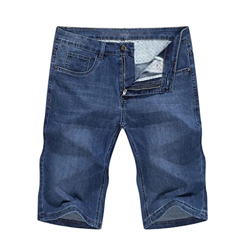 Short en jean stretch homme coupe droite pour ne plus souffrir du chaud