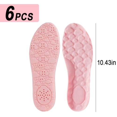 3 pares de plantillas de esponja para mujer miniatura 6