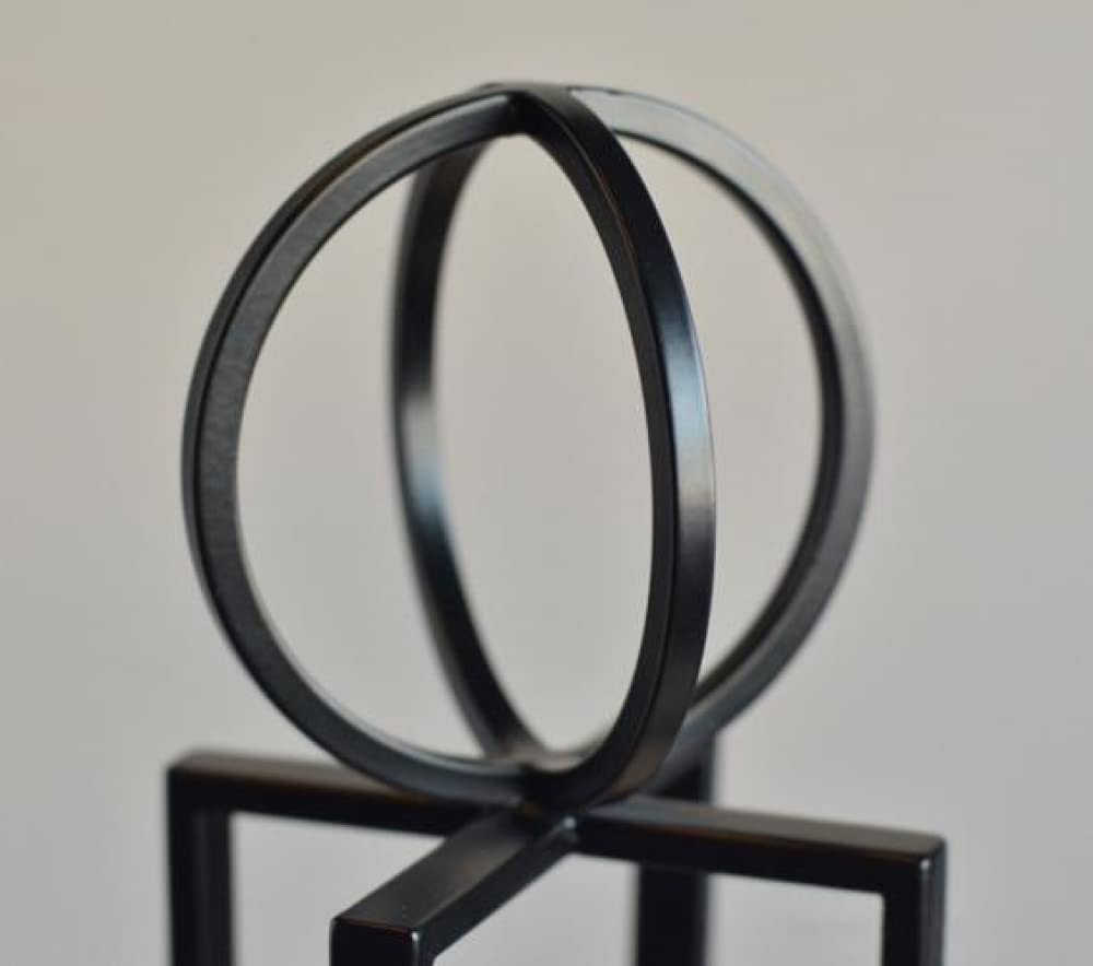 Lanterne décorative en métal, bougeoir en fer forgé pour la maison, bougeoir créatif tendance noir pour le salon - L