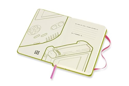Moleskine Ltd. Edition Notebook, Super Mario, Game Boy / Green, Pocket, Ruled Hard Cover (3.5 x 5.5)