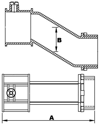 Morris Products 15012 EMT to Box Offset Set Screw Connector, Zinc Die Cast, 1