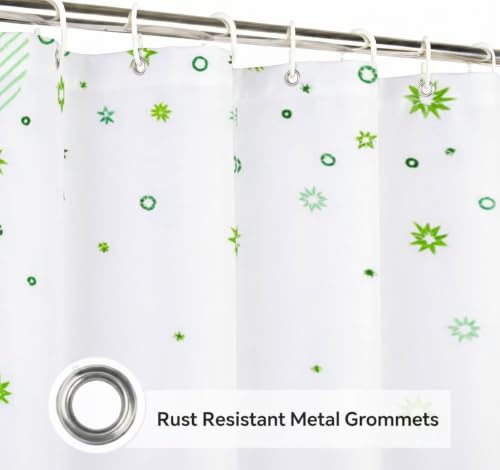 Rideau de douche imperméable 90x180 en polyester avec ourlet lesté - 5