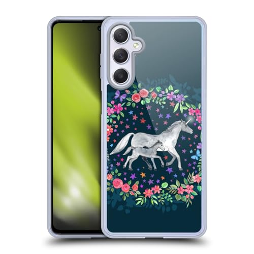 Head Case Designs Officially Licensed Micklyn Le Feuvre Unicorn Mama and Baby Wildlife Soft Gel Case [Military Grade Protection] Compatible with Samsung Galaxy M54 5G