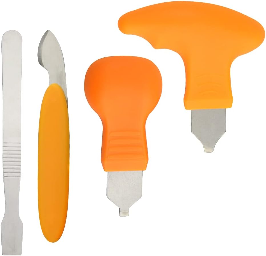 4Pack Model Separator Model Part Opener Basic Tool Set for Building Splitting Car Model Airplane Model (Orange)