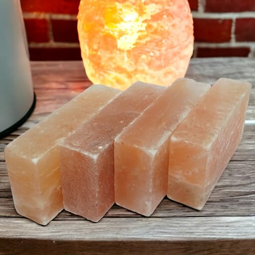 Generic HST0020000 Himalayan Salt Bricks 8X4X2 Pack Of 4 | Himalayan Pink Salt Tiles For Salt Spa | Salt Bricks For Home Improvement | Himalayan Salt Tiles | Salt Block thumb #2