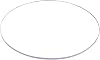 Acrylic Sheets Glass Acrylic Panel Display Block Round Shape Suitable for Handcrafting, Various Sizes,Thick:3mm,Dia:350mm