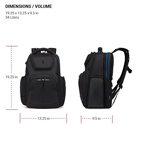 Mochila Gaming para Laptop SwissGear Azul/Negro miniatura 6