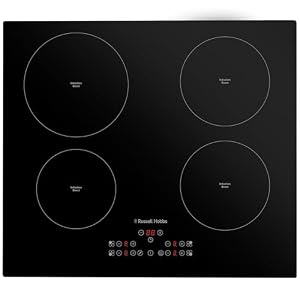 Russell Hobbs RH60IH413B, 59cm 4 Zone Induction Hob with Touch Control in Black
