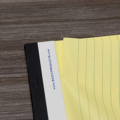 BAZIC-50-Ct-85-X-1175-Canary-Perforated-Writing-Pad