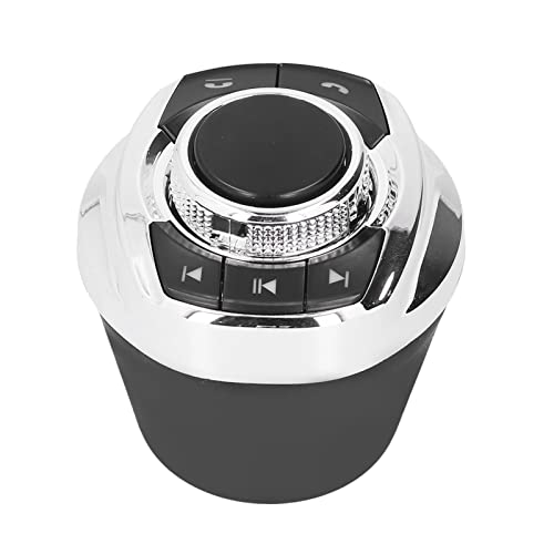 Botones del Interruptor de Control de Radio del Volante Botón de Control del Volante Inalámbrico Universal Forma de Copa con Luz de Fondo para el de Navegación de Audio Y Video del Automóvil