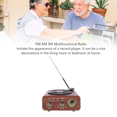 Radio portátil Tangxi AM FM SW estilo retro Bluetooth miniatura 4