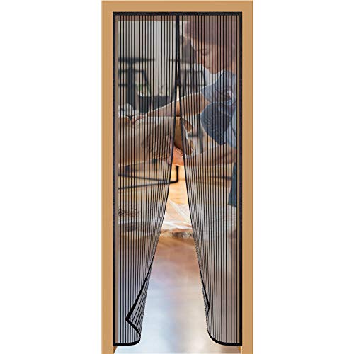 Magnetic Screen Door 150x200cm,Anti Mosquito Mesh Fly Curtain Top-to-Bottom Seal Automatically for Balcony Sliding Living Room Children's Room - Image 4