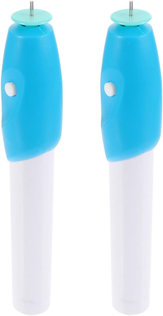 Veemoon 2pcs Electric Quilling Pen DIY Tool Type Slot Efficient Paper Roller for Quilling Crafts and Scrapbooking Supplies