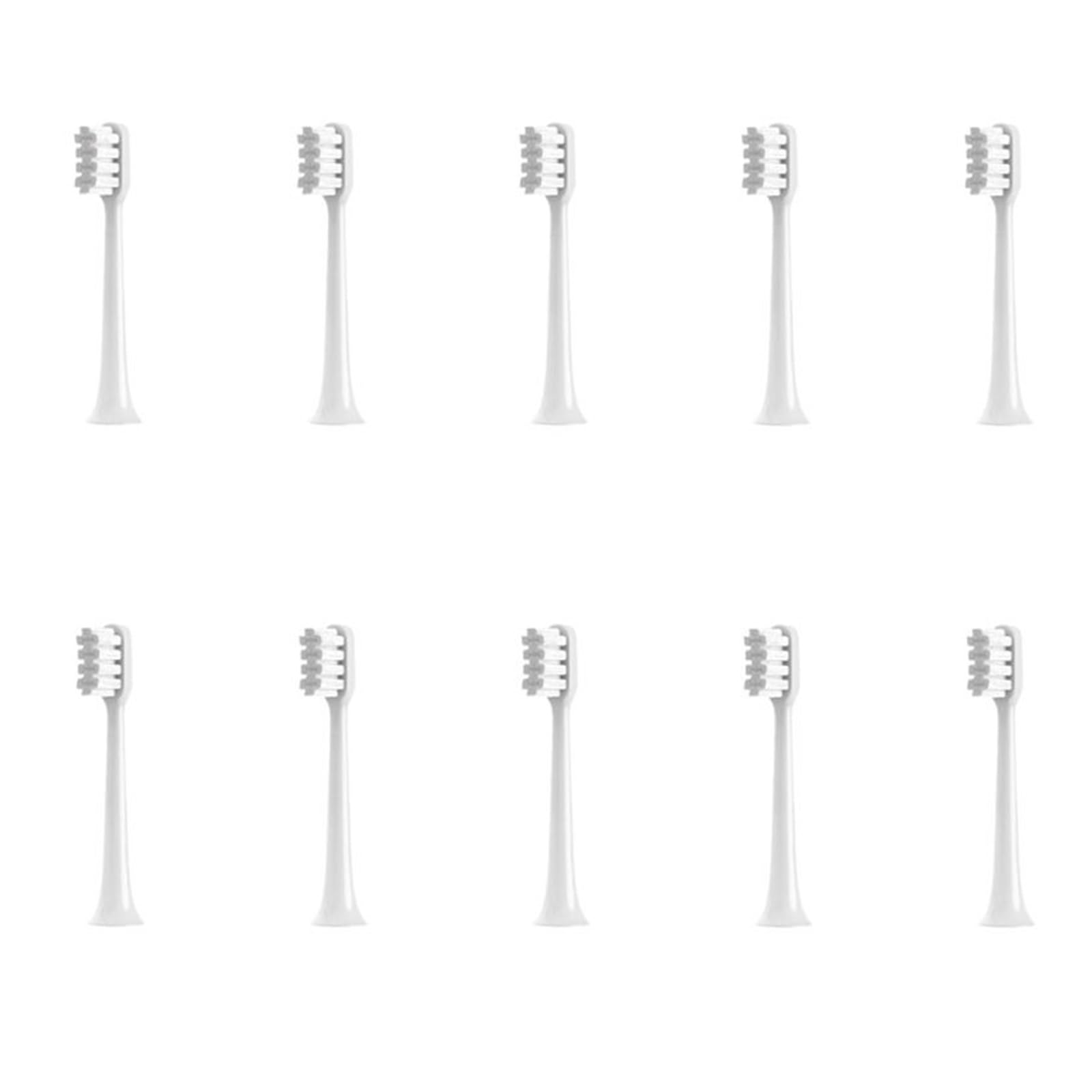 10 Stück Bürstenköpfe, for T200 MES606 Sonic | Langlebige Ersatzköpfe for Schallzahnbürsten