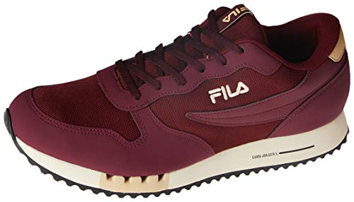 Tênis Euro Jogger Sport, Fila, Masculino, Vinho/Bege, 39