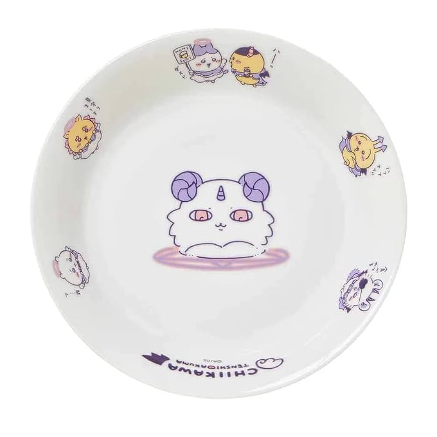 Amazon.co.jp: ちいかわ てんし あくま 軽量パスタ皿 : ホーム