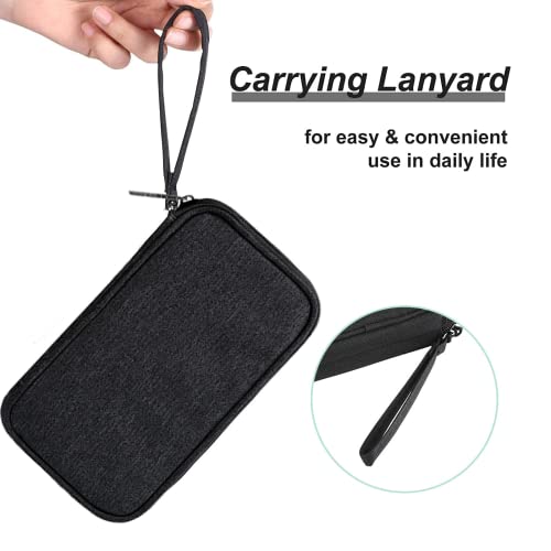 NEUSID Universal Kabeltasche Klein Wasserdicht Kabel Organizer Tasche Elektronik Reise Zubehör Tasche Tech Pouch Cable Organizer Bag für USB Powerbank SD Karte Ladekabel