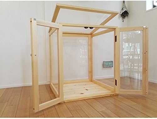 Amazon ハンドメイド ぴったりサイズで作る 大型アクリルゲージケース 飼育ゲージカバー ３door Kinoka 鳥かご ケージカバー 通販