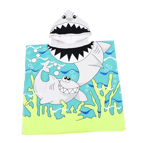 Serviette de bain garçon fille à capuche microfibre imprimé mignon doux