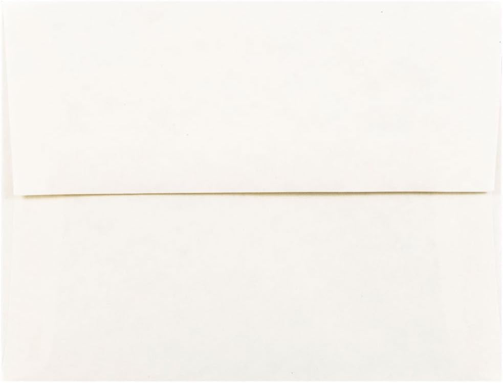 JAM PAPER A10 Parchment Invitation Envelopes - 6 x 9 1/2 - Blue Recycled - 100/Pack
