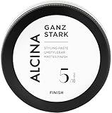 ALCINA Ganz Stark | 1 x 50 ml | Stylingpaste mit extra starker Festigung & permanentem Halt | Jederzeit umstylebar | Für kurzes Haar, Undercut & Trendfrisuren | Zum Modellieren