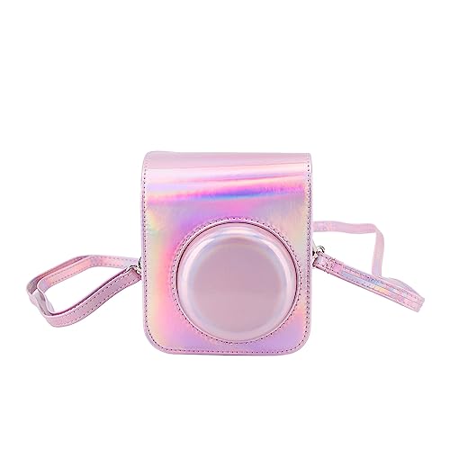 Custodia per Fotocamera per Mini 12 Protettiva Colorata per Fuji Mini 12 Borsa per con Tracolla Regolabile per Esterno elegante pelle sintetica