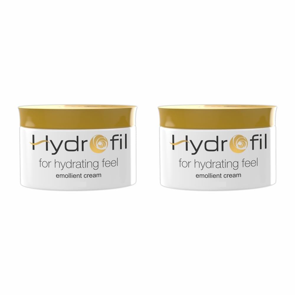 Hydrofil Emollient Cream for Hydrated Moisturized Feel - 200gm - Pack of 2