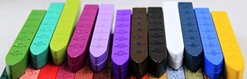 Bâtons de cire pour cachet d'étanchéité vert clair | Idéal emballage cadeau