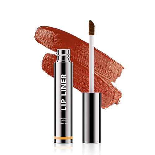 Peel Off Lip Stain Natural Lip Color - Waterproof Lip Liner Stain New Year Makeup Gift for Women All Skin Types, Lip Liner Long Lasting Transfer Proof & Smudge-Proof Moisturizing Easy to Use (Nude)