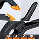 Acooruiteng 6 Stück Klemmzwingen 3.5 Zoll Hochleistungs Nylon Federklemmen Klemmen Federklemme Klemme Klemmzwinge Spring Clamps Leimzwingen Federzwingen für Holzbearbeitung DIY Fotostudios Schwarz