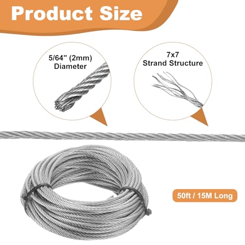 Cable de acero inoxidable para sistema de barandilla de cubierta y terrazas modernas 2